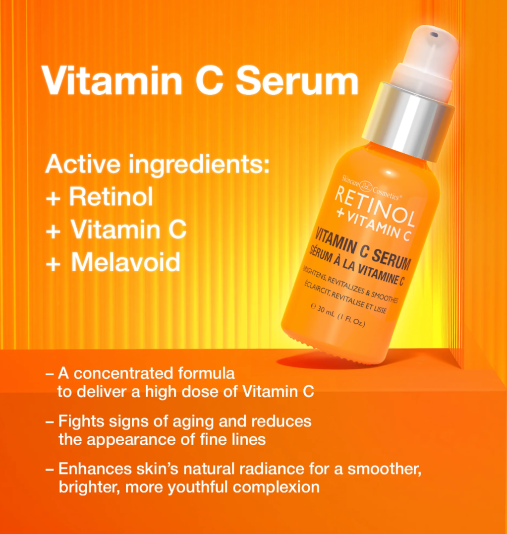 RETINOL Vitamin C Serum with Vitamins A + C + Botanical Extracts [36317-000]