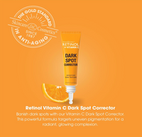 RETINOL Vitamin C Dark Spot Corrector with Vitamins A + C + B3