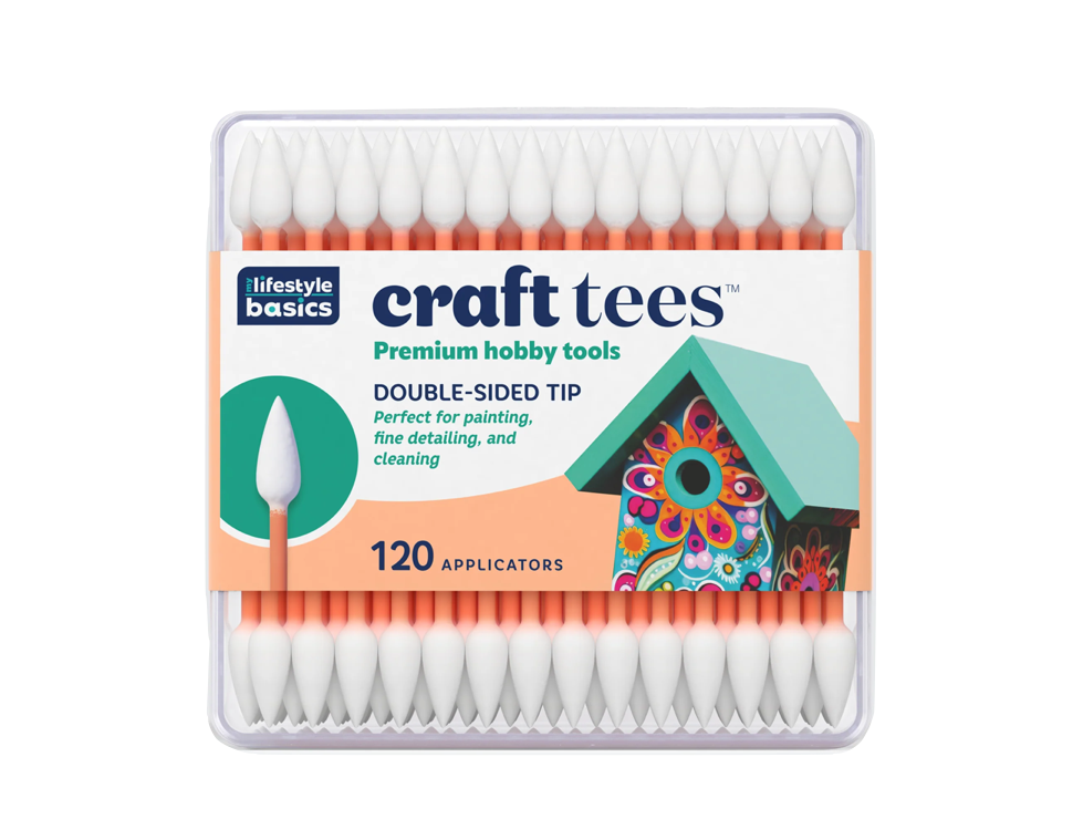 Stylist Secrets Craft Tees, 120 Cotton Applicators [90500-000]