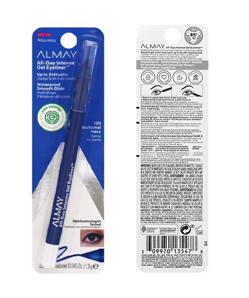 ALMAY All-Day Intense Gel Eyeliner, (120) Nocturnal Navy