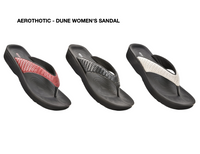 Aerothotic - Dune Women’s Arch Support Thong Flip Flop Sandals , Grey