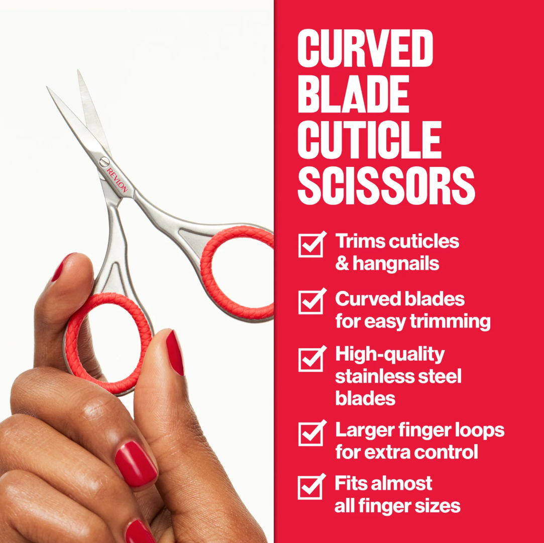 REVLON Curved Blade Cuticle [37410] Scissors