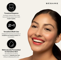 Besame Cosmetics Crimson Cream Rouge, (1976) Golden Peach