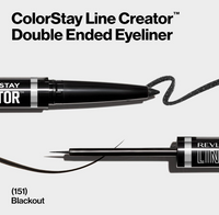 Revlon ColorStay Line Creator Double Ended Liner, Blackout (151)