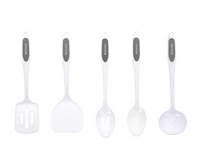 McCormick Solid Turner Spatula Cooking Utensil – White Melamine