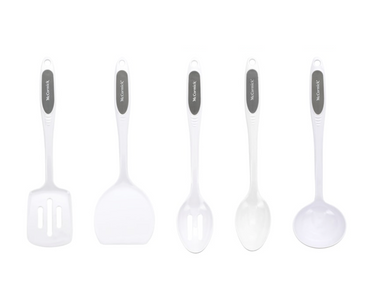 McCormick Solid Turner Spatula Cooking Utensil – White Melamine
