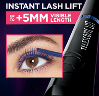 L'OREAL Telescopic Lift Washable Mascara, Lengthening and Volumizing, Stellar Blue (994)