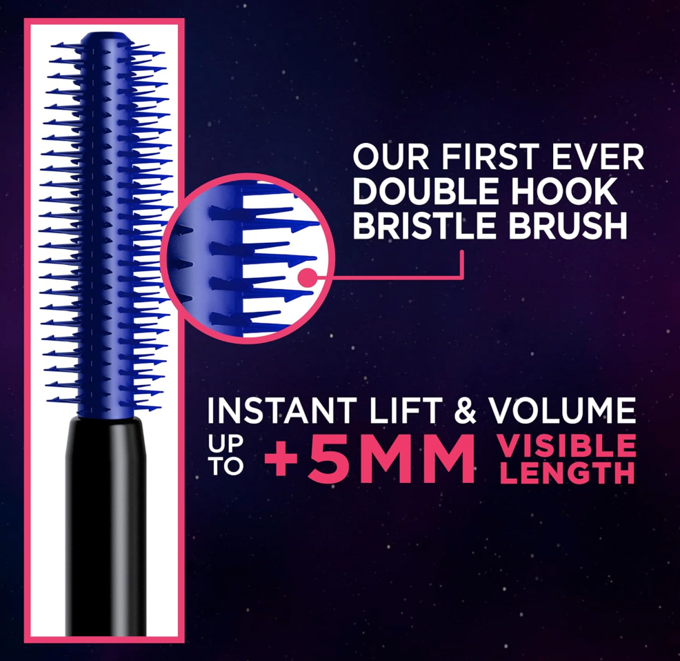 L'OREAL Telescopic Lift Washable Mascara, Lengthening and Volumizing, Stellar Blue (994)