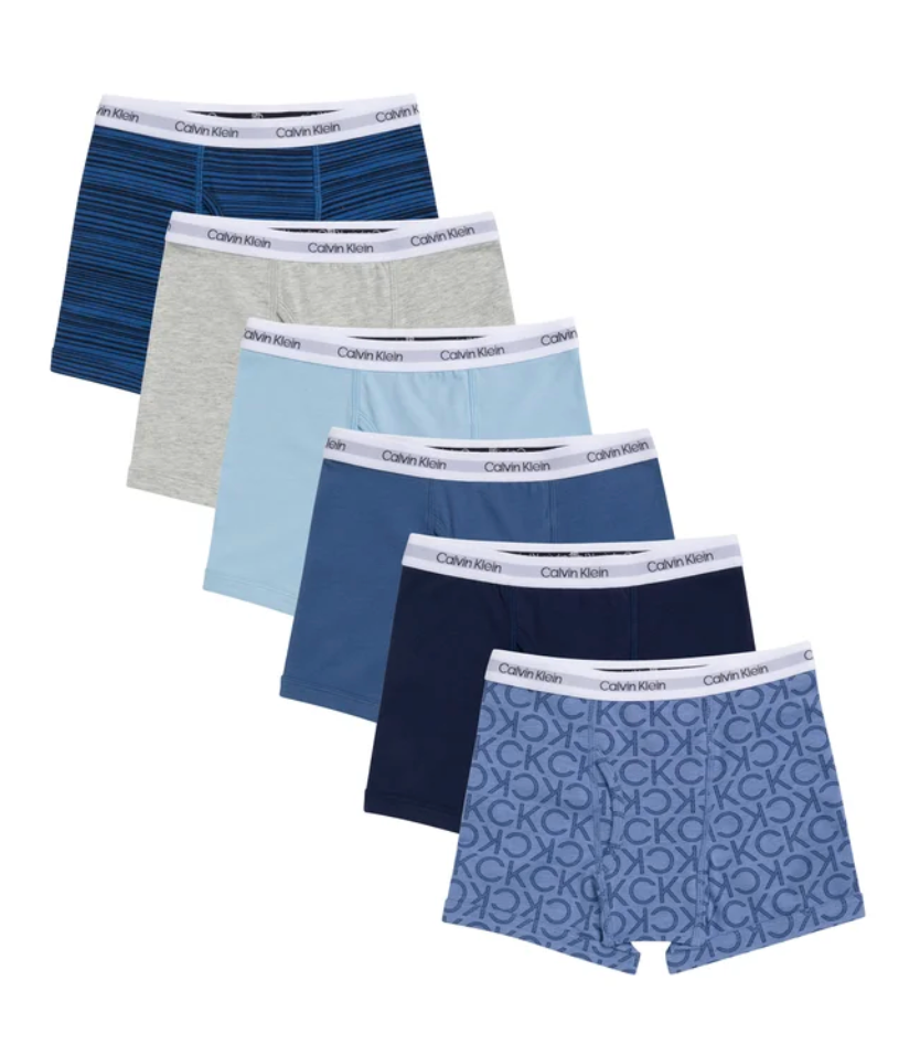 Calvin Klein Youth Boxer Brief Underwear (6-pack)