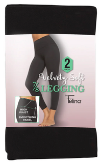 Felina Women's Velvety Soft Legging (2-pack)