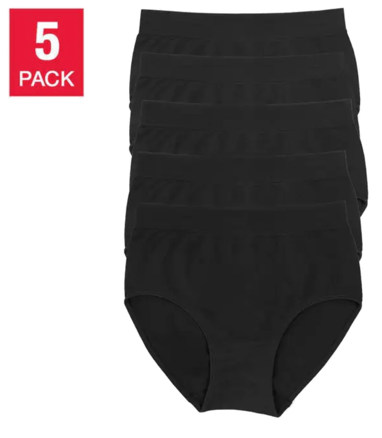 Felina Body Smooth Seamless Brief - Black (5-pack)