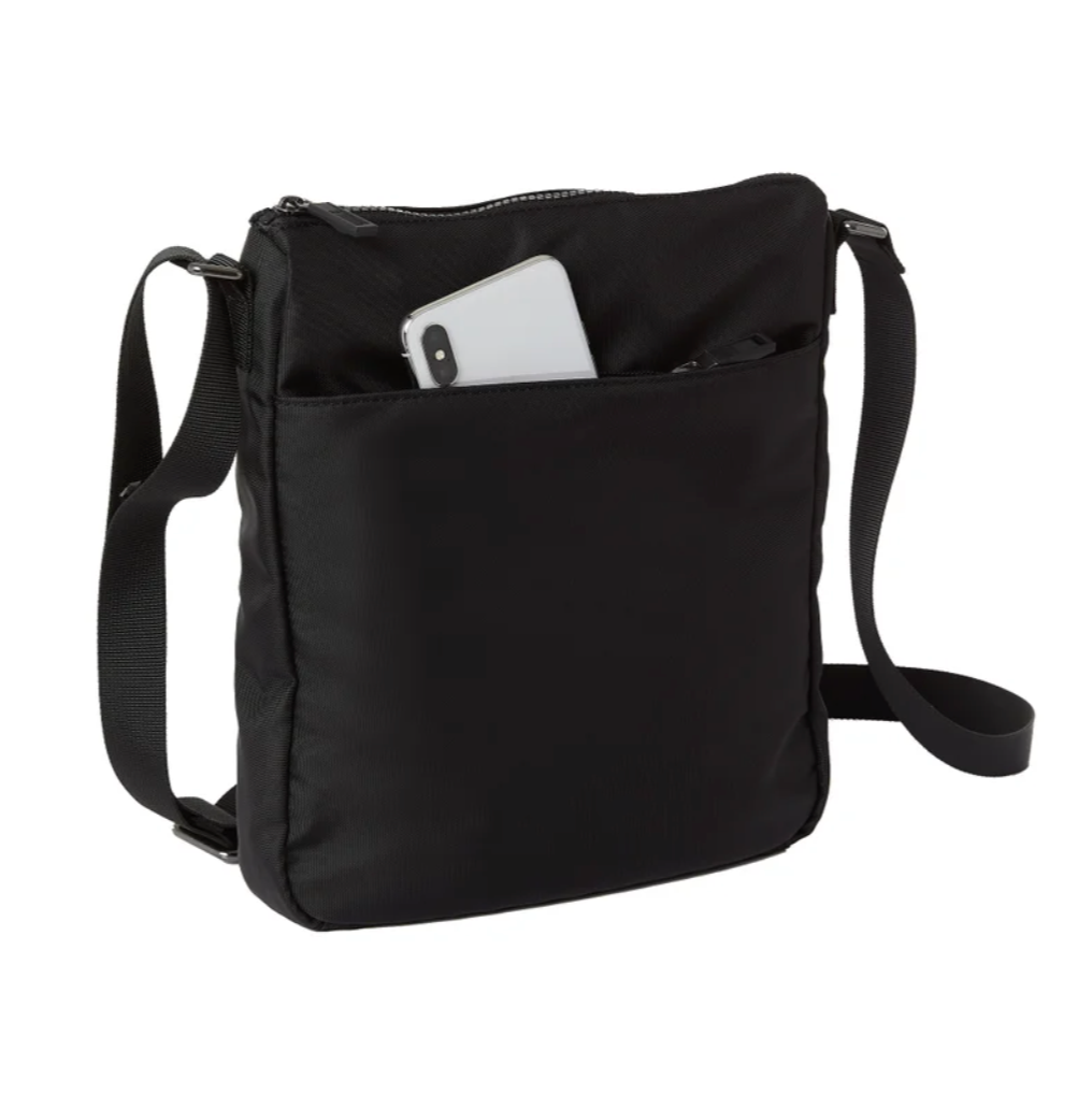 32 Degrees Unisex Crossbody Bag, Black (2-Pack)