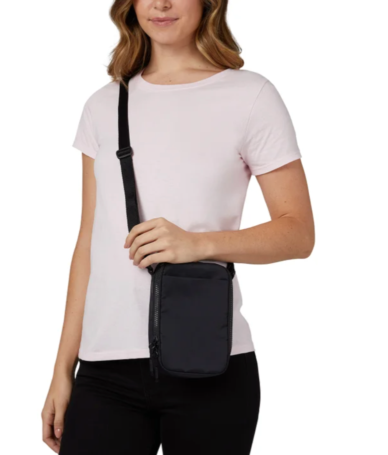 32 Degrees Unisex Crossbody Bag, Black (2-Pack)