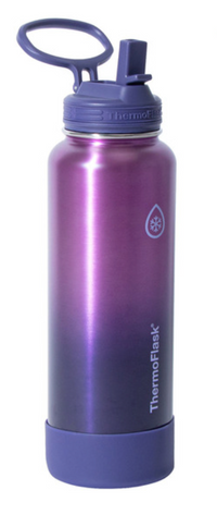 ThermoFlask  Stainless Steel Water Bottle, 40oz, Assorted Colors (2-pack)