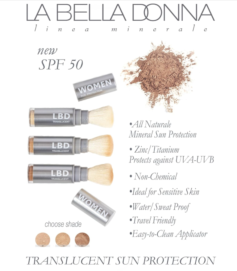 La Bella Donna | Lbd-Women Spf 50 | Non-Nano | Non-Chemical 