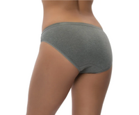 Felina Women's Organic Cotton Stretch Bikini, Assorted Colors (6-Pack)