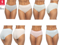 Felina Women's Pima Cotton Hipster, Assorted Colors (5-Pack)