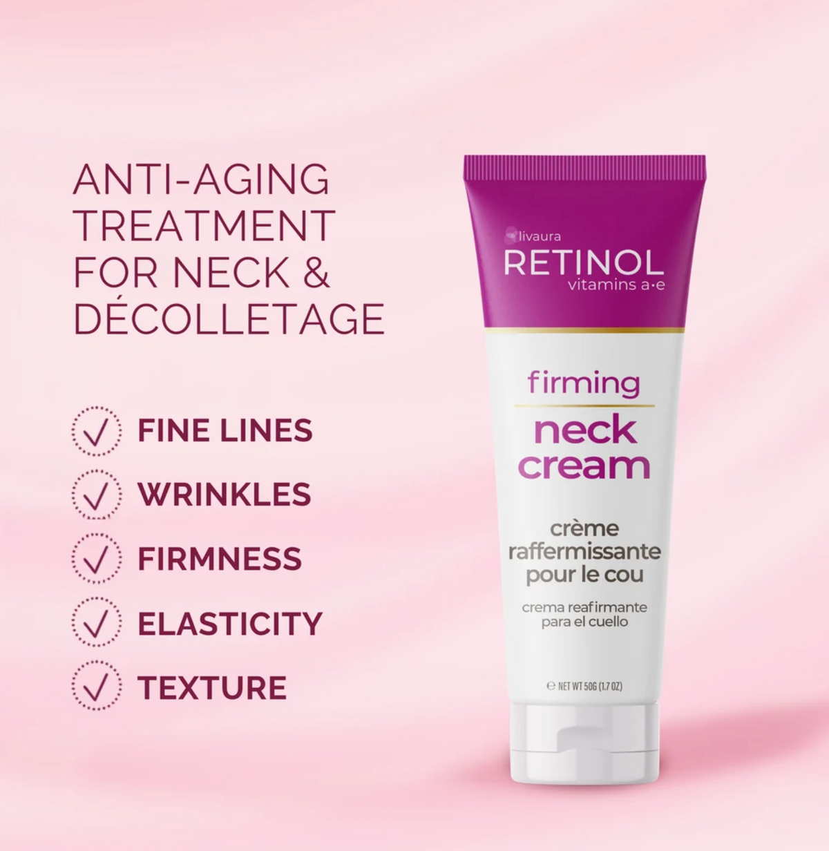 Retinol Anti-Aging [46520] Neck Firming Cream, 1.7 oz