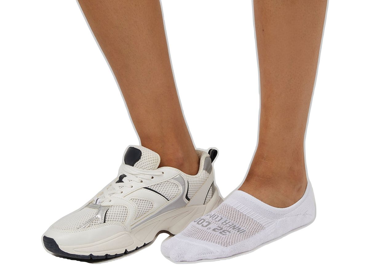 32 Degrees Women's Cool Comfort No-Show Socks, White (6-Pack)