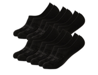 32 Degrees Women's Cool Comfort No-Show Socks, Black (6-Pack)