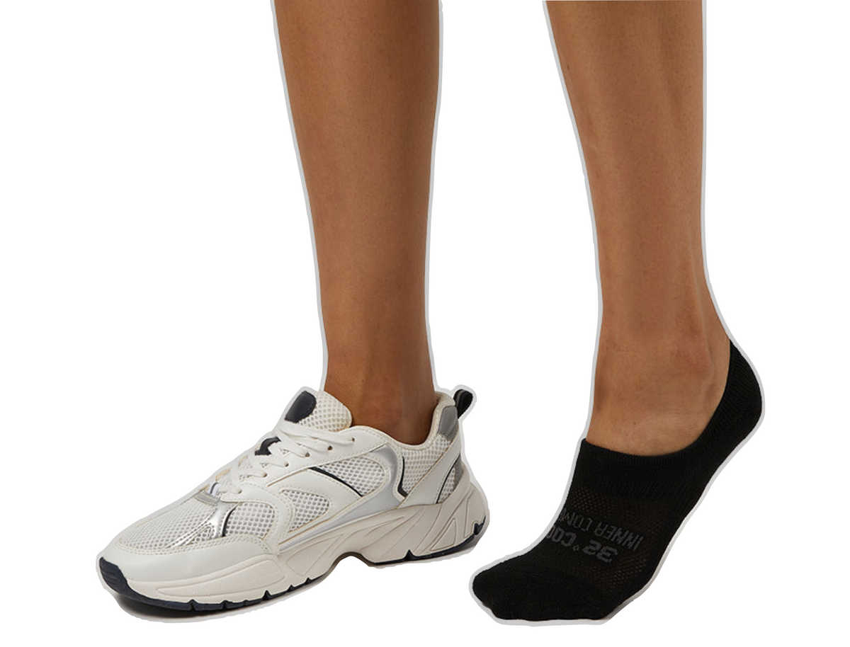 32 Degrees Women's Cool Comfort No-Show Socks, Black (6-Pack)