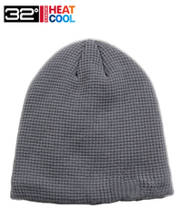 32 Degrees Unisex Waffle Sherpa-Lined Beanie (One Size) (1-Pack)