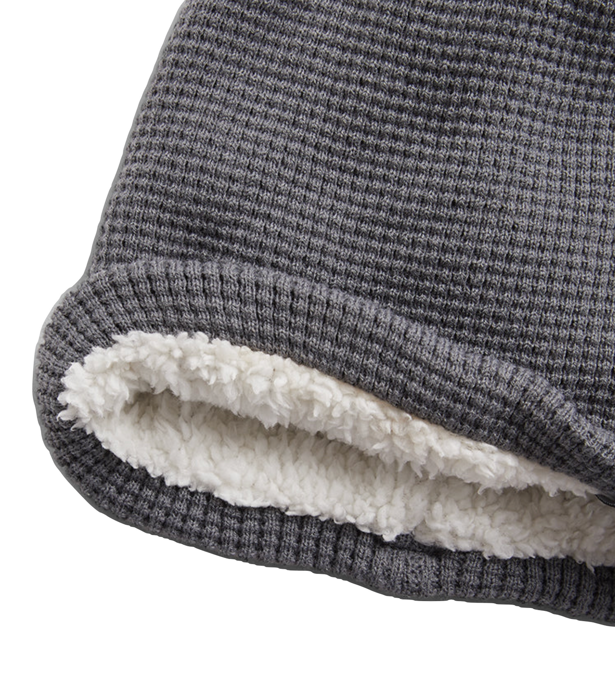 32 Degrees Unisex Waffle Sherpa-Lined Beanie (One Size) (1-Pack)