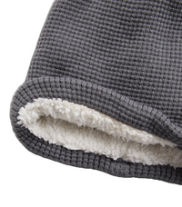 32 Degrees Unisex Waffle Sherpa-Lined Beanie (One Size) (1-Pack)