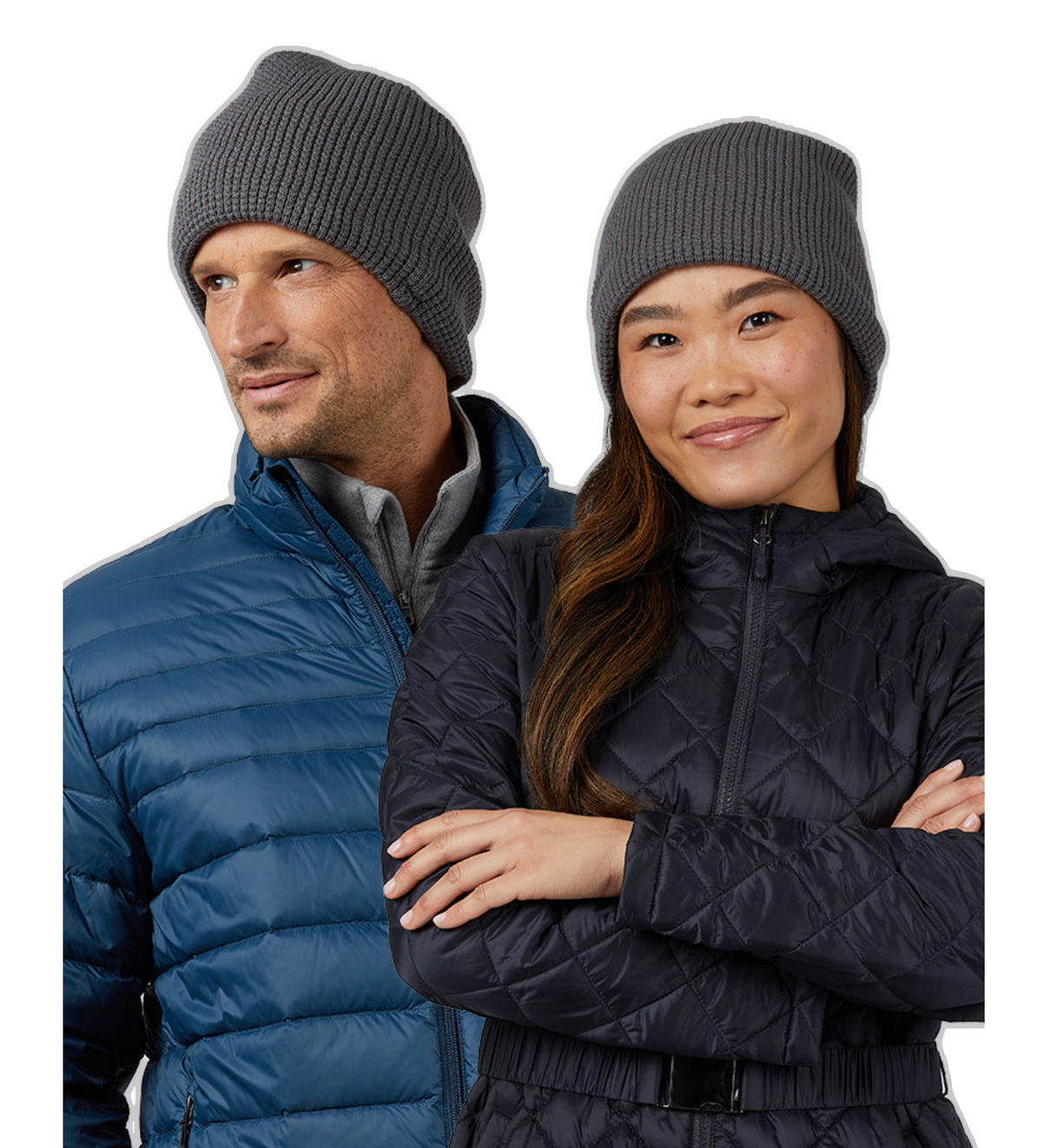 32 Degrees Unisex Waffle Sherpa-Lined Beanie (One Size) (1-Pack)