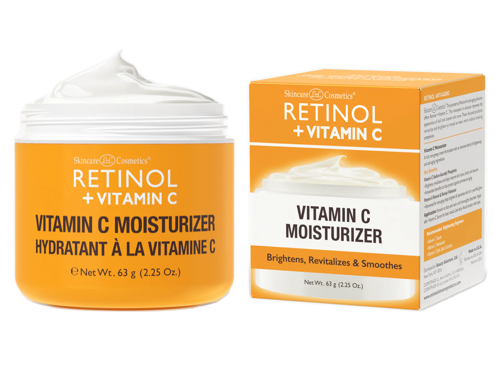 RETINOL Vitamin C Moisturizer with Vitamins A + C + Botanical Extracts