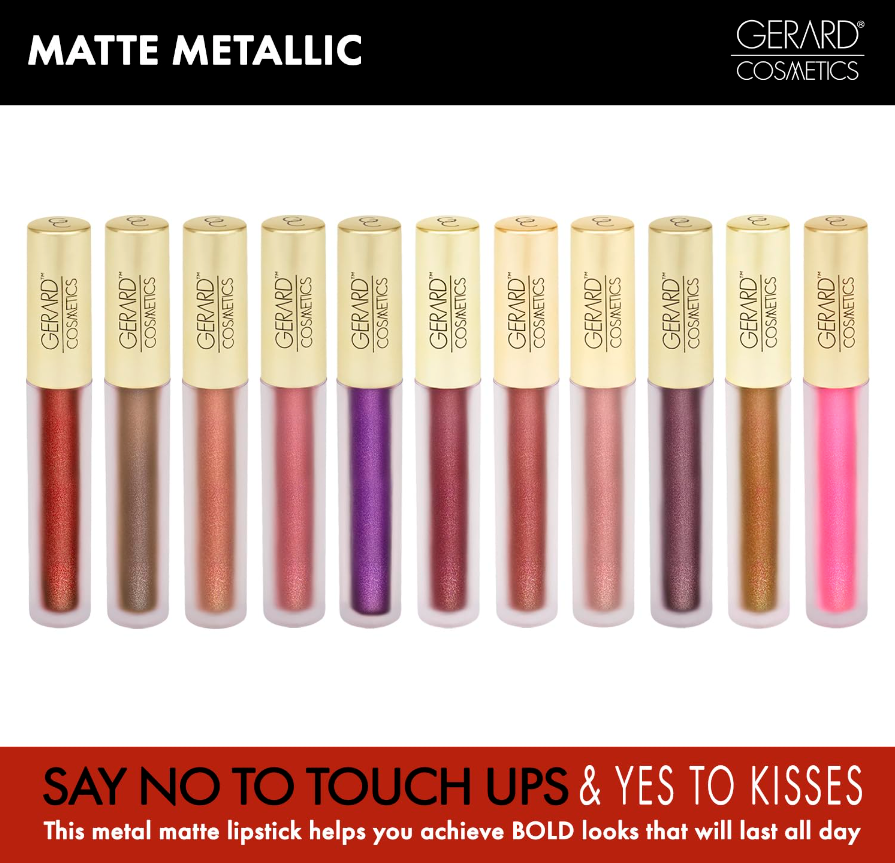 Gerard Cosmetics MetalMatte Metallic Liquid Lipstick - Soho