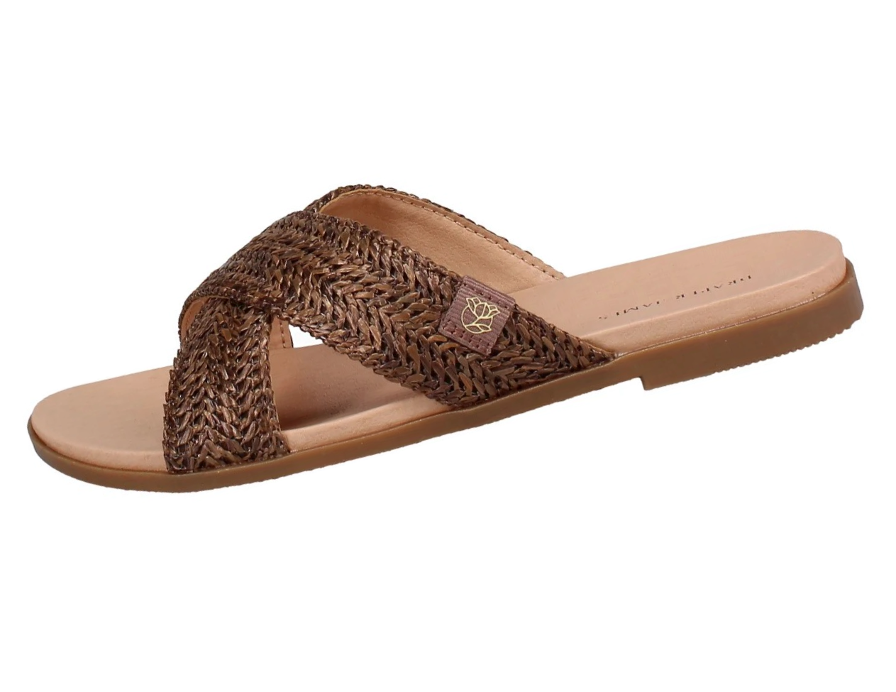 Draper James Ladies' Raffia Sandal, Brown