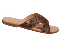 Draper James Ladies' Raffia Sandal, Brown