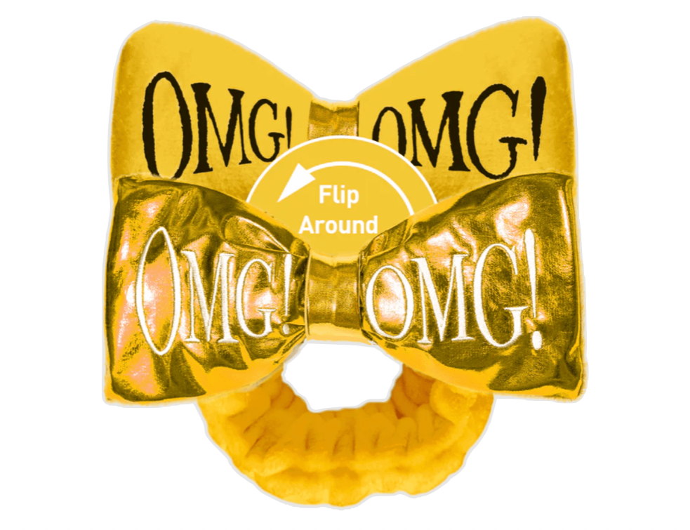 Double Dare (OMG)! Reversible Mega Hairband (Yellow)
