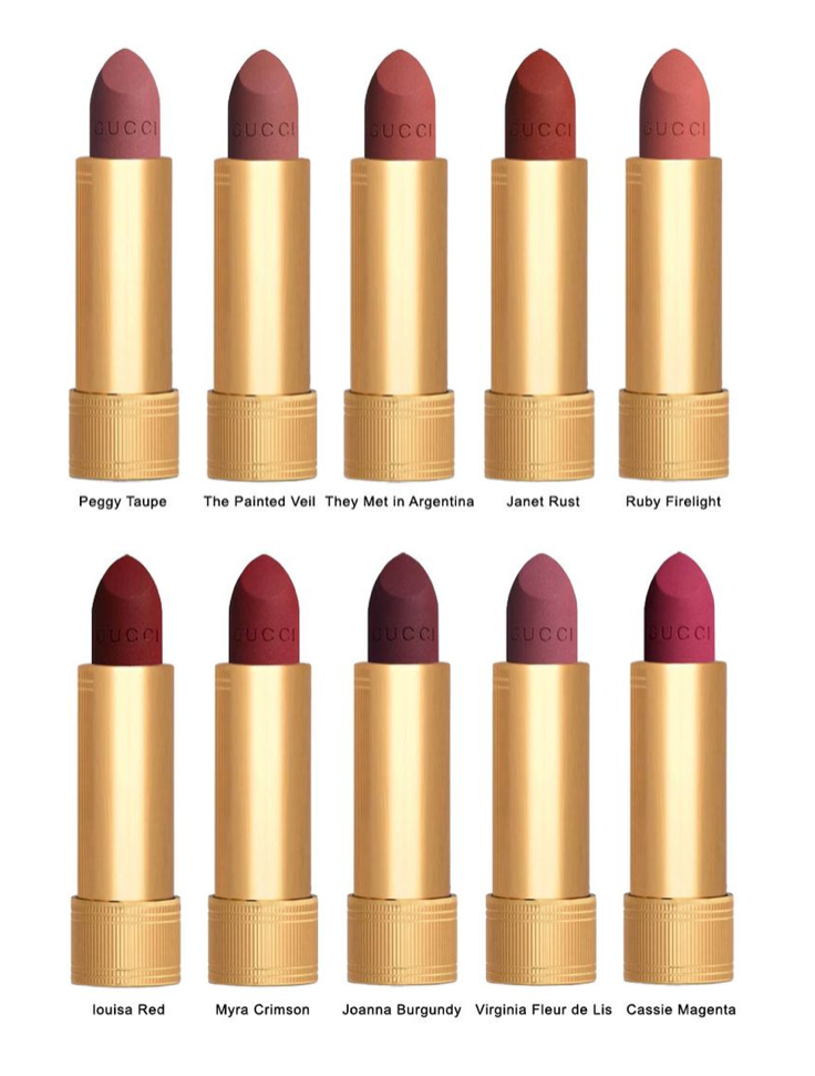 Gucci Rouge à Lèvres Long-Lasting Matte Lipstick, Assorted Colors