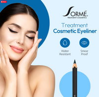 Sorme' Treatment Cosmetics Smear-Proof Eye liner, (3) Brown