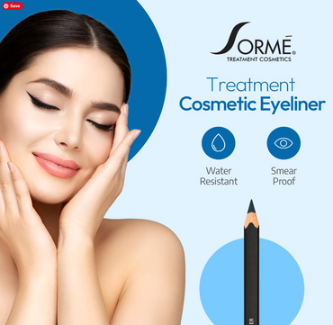 Sorme' Treatment Cosmetics Smear-Proof Eye liner, (3) Brown