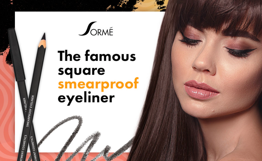 Sorme' Treatment Cosmetics Smear-Proof Eye liner, (3) Brown