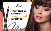 Sorme' Treatment Cosmetics Smear-Proof Eye liner, (3) Brown