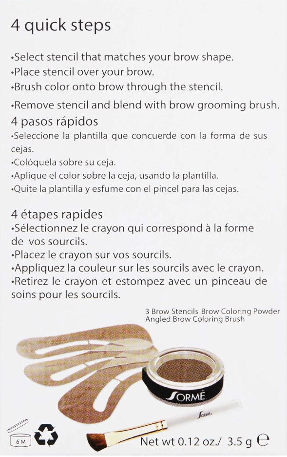 Sorme Cosmetics Always Perfect Brows - 36 Dark Smoke