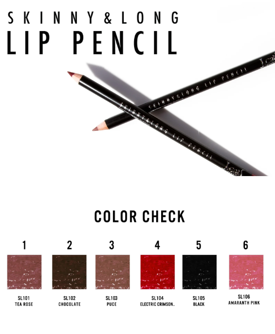 J.Cat Beauty Skinny & Long Lip Pencil
