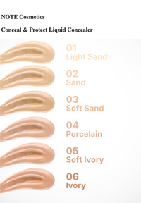 NOTE Cosmetics Conceal & Protect Liquid Concealer