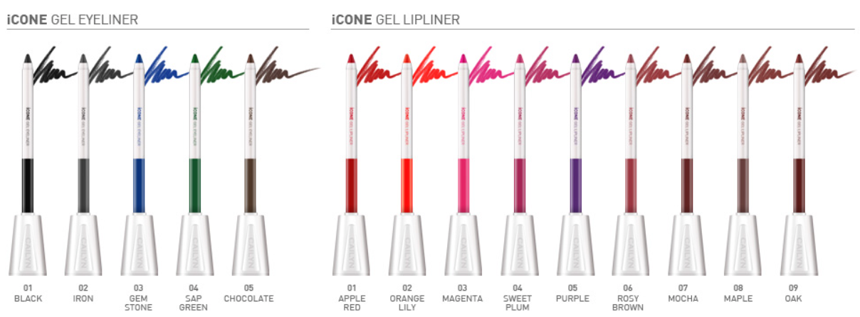 CAILYN iCONE GEL EyeLiner with Sharpner Holder, Gem Stone (03)
