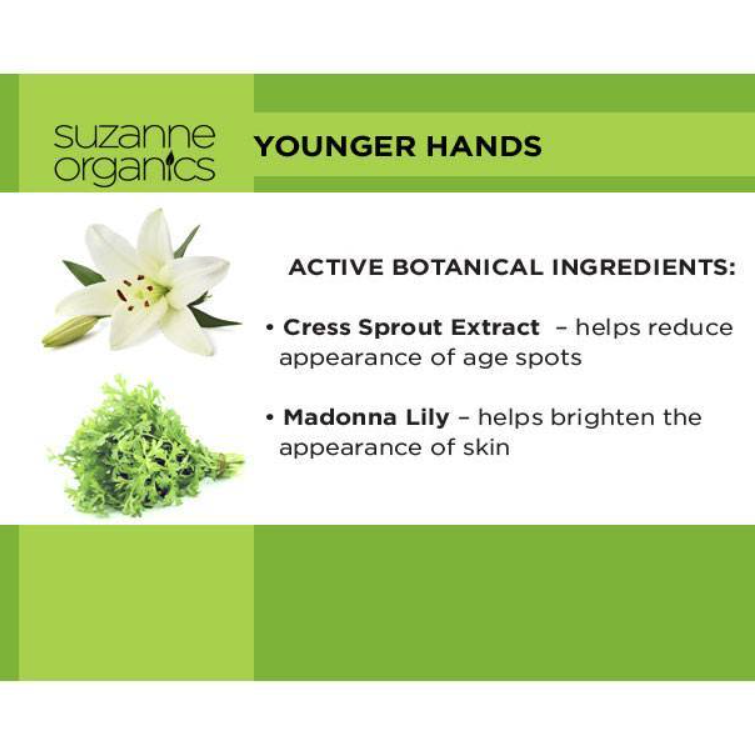 SUZANNE Somers Younger Hands Anti‑Aging Hand Cream