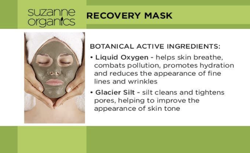 SUZANNE Organics Recovery Mask