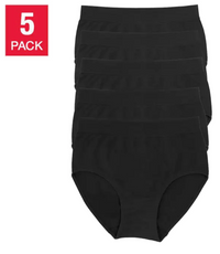 Felina Body Smooth Seamless Brief - Black (5-pack)