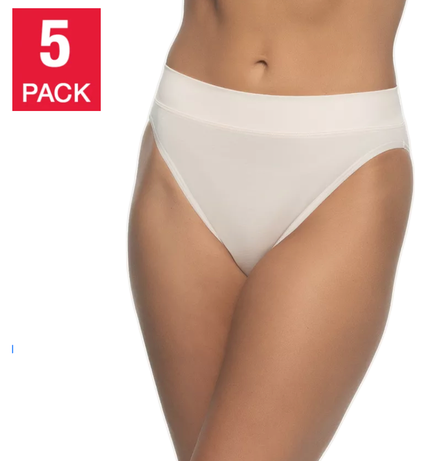 Felina Pima Cotton Hi-Cut Underwear - Sun Kissed (5-pack)