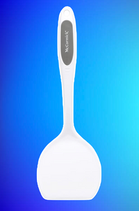McCormick Solid Turner Spatula Cooking Utensil – White Melamine (1-Pack)