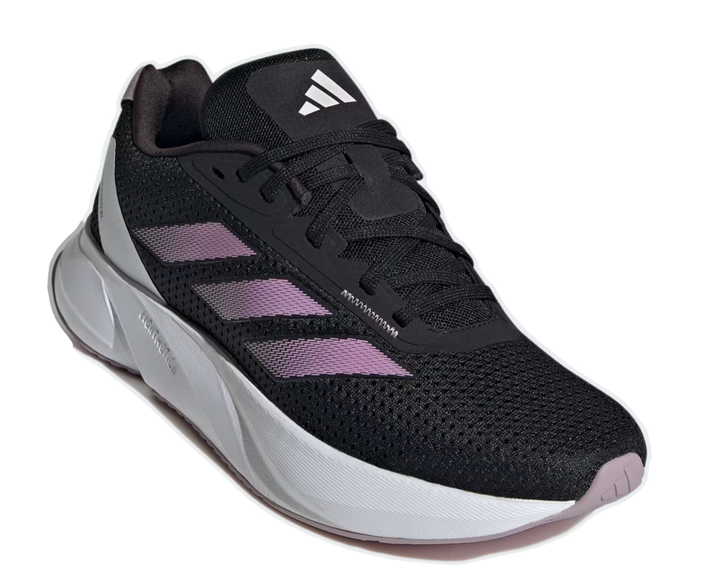 Adidas Ladies' Duramo SL Running Shoes - Core Black / Bliss Lilac / Preloved Fig
