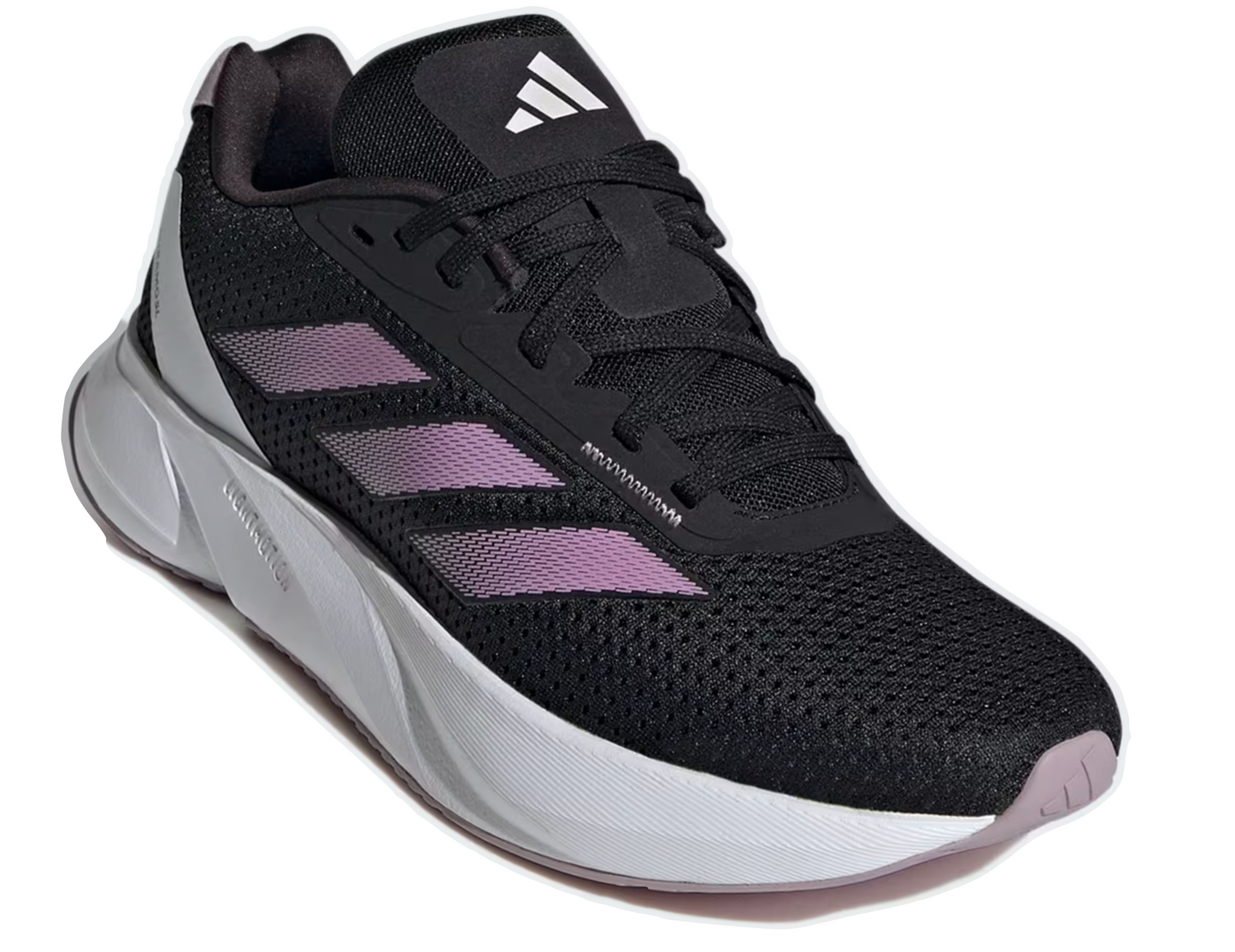 Adidas Ladies' Duramo SL Running Shoes - Core Black / Bliss Lilac / Preloved Fig
